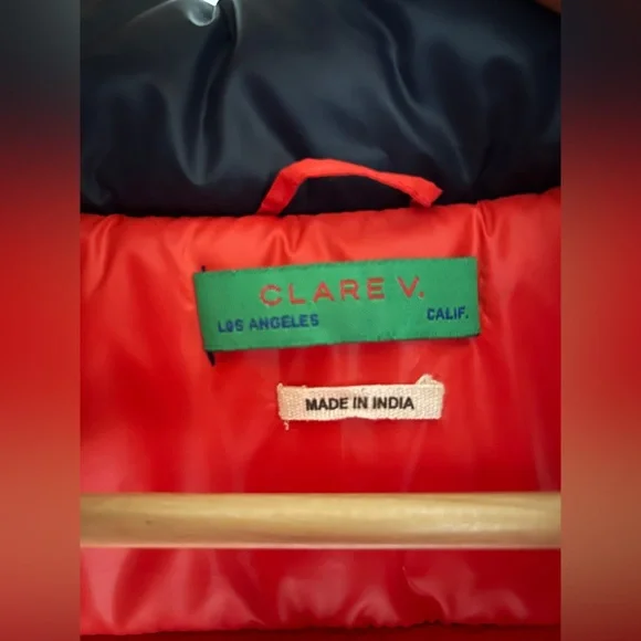 Clare V Colorblock Puffer Vest - Picture 2 of 4